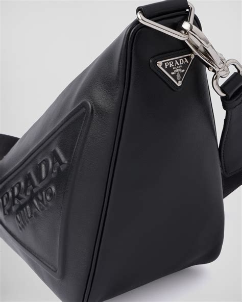 Prada Triangle Leather Bag.